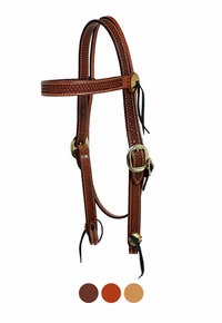 Billy Cook Basketweave Browband Headstall 11-743