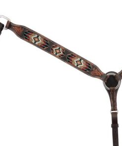 Circle Y Chest Collar Beaded Rustic X4116-600V