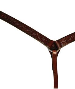 Circle Y Straight Border Tooled Breast Collar 4280-69