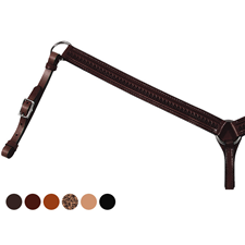 Circle Y Shell Tooled Breast Collar 428020