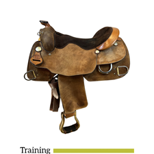 17 Inch Used Harris Lynn Palm Work Saddle