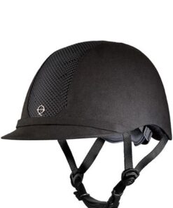 Troxel Black/Black English Riding Helmet 04-351