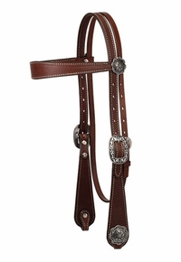 Weaver Basin Cowboy Browband Headstall 10-0427-BR