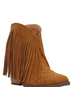 Womens Dingo Tangles Leather Bootie 908 Mustard